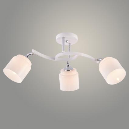 Люстра XA1714/3 WH+CR белый/хром 3х60W E27 d660 h260, HN25